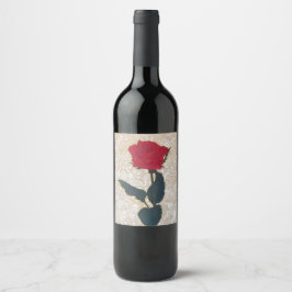 The Noble Rose: Japanese Art with Mythic Touch Weinetikett