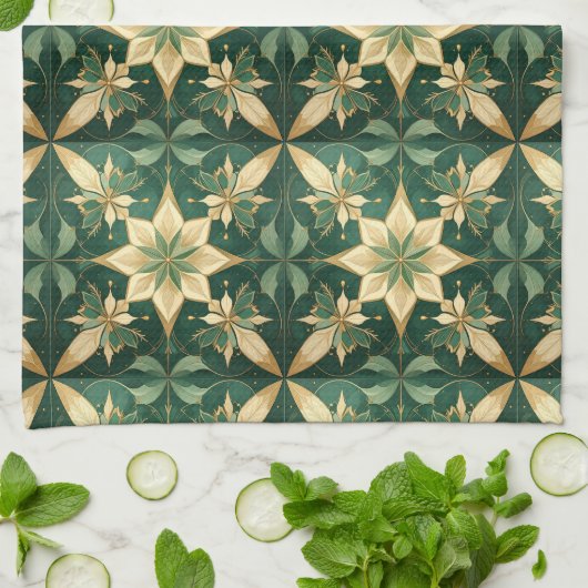 The Noël Kitchen Elegance - Star Geschirrtuch (Gefaltet)