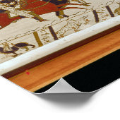 The Norman cavalry attacks the English Poster (Ecke)