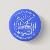 The North Coast 500 scotland adventure nc 500 gift Button (Vorderseite)