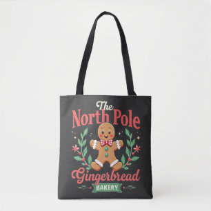 The North Pole Gingerbrot Bakery Weihnachten Tasche