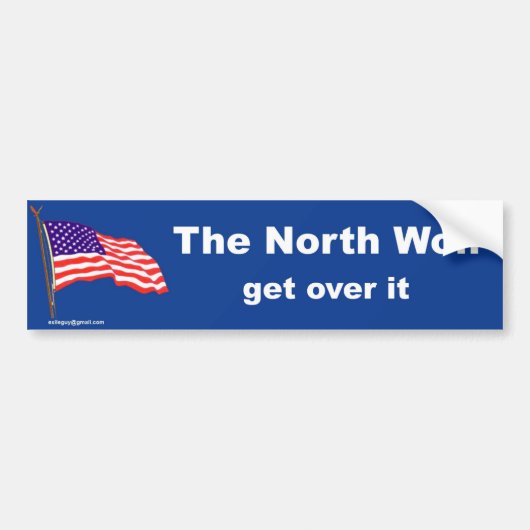 The North Won Autoaufkleber (Vorne)