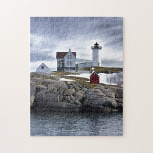 The "Nubble" Cape Neddick lighthouse York, Maine Puzzle