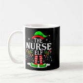 The Nurse Elf Christmas Nursing Funny Rn Christmas Kaffeetasse (Links)