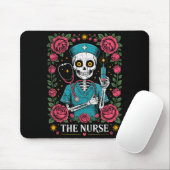 The Nurse Skeleton And Flower Mousepad (Mit Mouse)