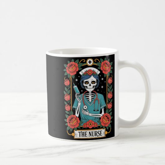 The Nurse Tarot Card  Kaffeetasse (Rechts)