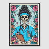 "The Nurse" Tarot Card Magnet (Vorderseite)
