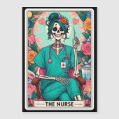 "The Nurse" Tarot Card Magnet (Vorderseite)