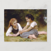 The Nut Gatherers by William-Adolphe Bouguereau Postkarte (Vorderseite)