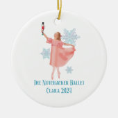 The Nutcracker 2024 - Clara Keramik Ornament (Vorne)