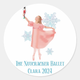 The Nutcracker 2024 - Clara Runder Aufkleber