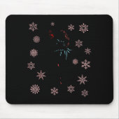The Nutcracker Ballet And Clara Ballerina Christma Mousepad (Vorne)