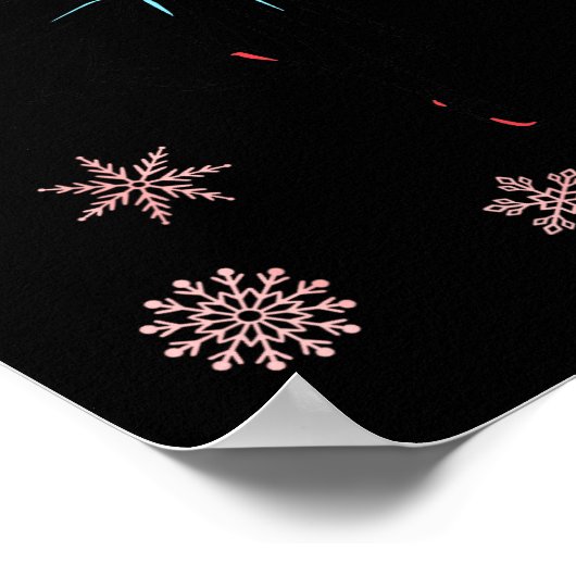 The Nutcracker Ballet And Clara Ballerina Christma Poster (Ecke)