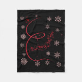 The Nutcracker Ballet And Clara Christmas Holiday Fleecedecke (Vorderseite)