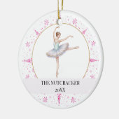 The Nutcracker Ballet Christmas Holiday Keramik Ornament (Links)