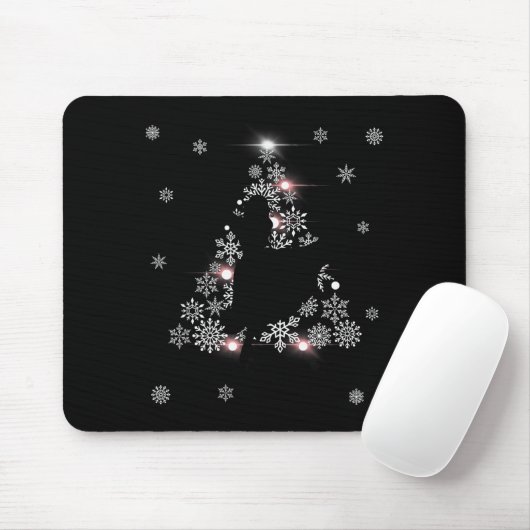 The Nutcracker Ballet Clara Tree Christmas Holiday Mousepad (Mit Mouse)