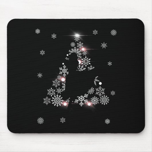 The Nutcracker Ballet Clara Tree Christmas Holiday Mousepad (Vorne)