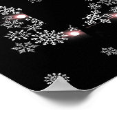 The Nutcracker Ballet Clara Tree Christmas Holiday Poster (Ecke)