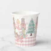 The Nutcracker Ballet Pastel Pink Christmas Blonde Pappbecher (Vorderseite)