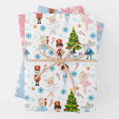 The Nutcracker Characters Clara Winter Christmas Geschenkpapier Set (Beispiel)