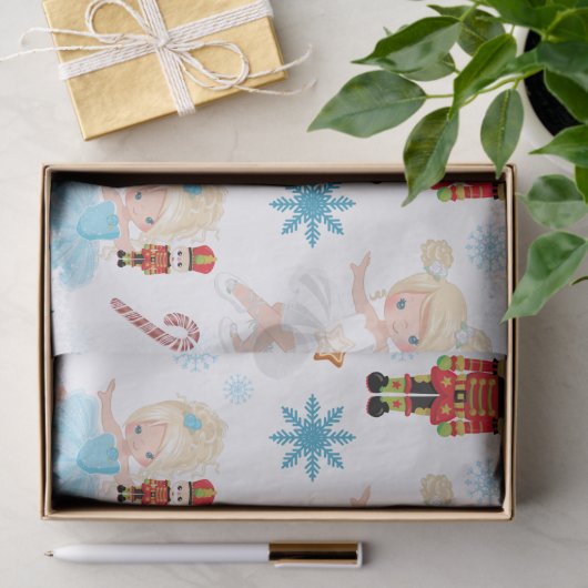 The Nutcracker Characters Clara Winter Christmas Seidenpapier (Geschenk)