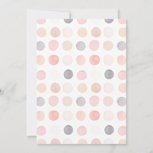 The Nutcracker Christmas Ballerina Watercolor Einladung (Rückseite)