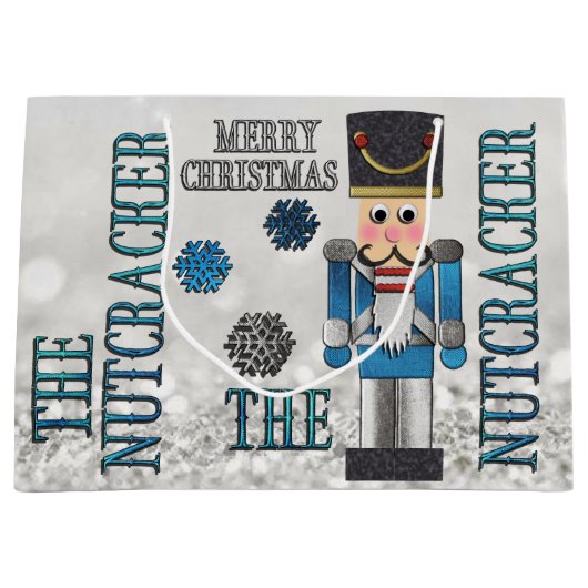 The Nutcracker Christmas GIFT BAG Große Geschenktüte (Vorderseite)