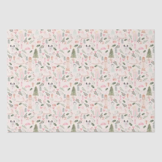 The nutcracker Christmas holiday Tissue Paper Seidenpapier (Vorderseite)