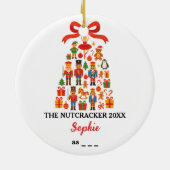 The Nutcracker Custom Ballet Role Christmas Keramik Ornament (Hinten)