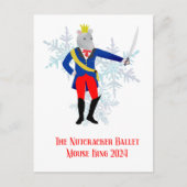 The Nutcracker Mouse King 2024 Postkarte (Vorderseite)