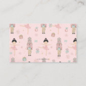 The Nutcracker Pink Baby Shooting Books for Baby Begleitkarte (Rückseite)