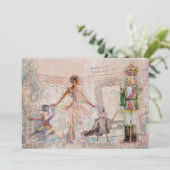 "The Nutcracker" Weihnachtskarte Feiertagskarte (Stehend Vorderseite)