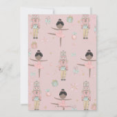 The Nutcracker Winter Onederland 1st Birthday Dankeskarte (Rückseite)