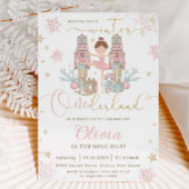 The Nutcracker Winter Onederland 1st Birthday Einladung
