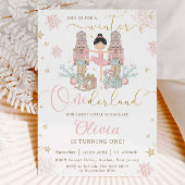 The Nutcracker Winter Onederland 1st Birthday  Einladung
