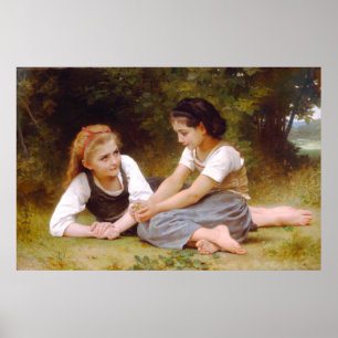 The Nutsammers 1882 William Bouguereau Poster