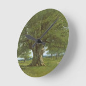 The Oak of Flagey, called Vercingetorix Runde Wanduhr (Winkel)