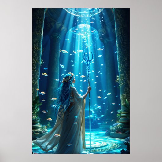The Ocean Priestess: Guardian of the Deep Poster (Vorne)