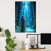 The Ocean Priestess: Guardian of the Deep Poster (Heimbüro)