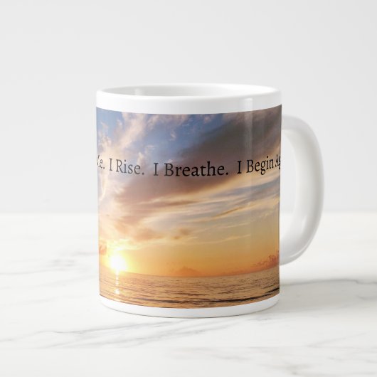 The Ocean Remembers Me Mug Jumbo-Tasse (Vorderseite Rechts)