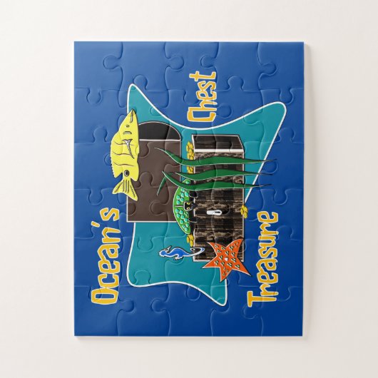 The ocean's treasure chest jigsaw puzzle (Vertikal)