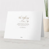 "The Offering" von L. Higgins. Jumbo Card Karte (Rückseite)