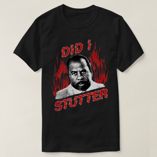 The Office Did I Stutter Flames T-Shirt (Design vorne)