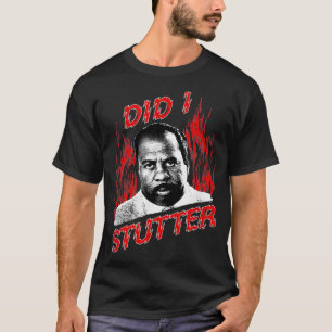 The Office Did I Stutter Flames T-Shirt