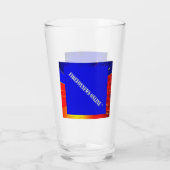 The Official FIREFOXNEWS ONLINE™ Beverage Glass Glas (Rückseite)