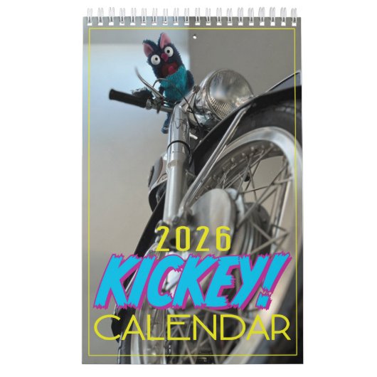 The Official Kickey 2026 Wall Calendar! Kalender (Titelbild)