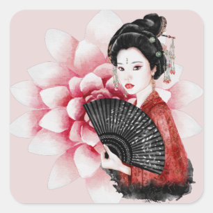 The Okinawa Series Design 34 Quadratischer Aufkleber