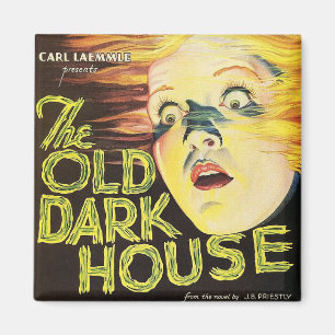 The Old Dark House - 1932 Vintage Poster Magnet