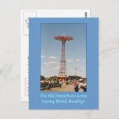The Old Parachute Jump (Coney Island, NY) postcard Postkarte (Vorne/Hinten)