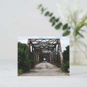 The Old River Bridge Postkarte (Stehend Vorderseite)